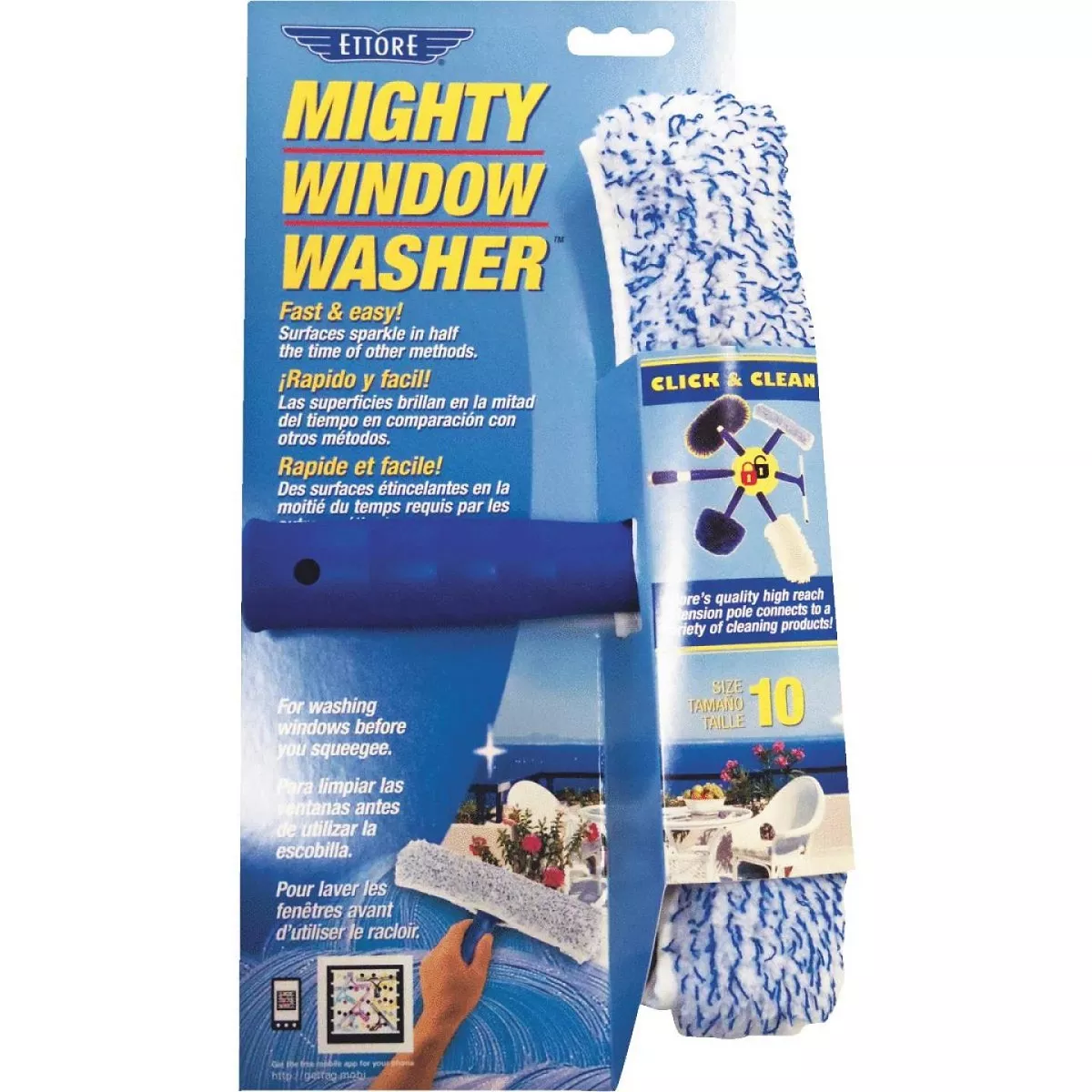 10 In. Plastic Window Washer