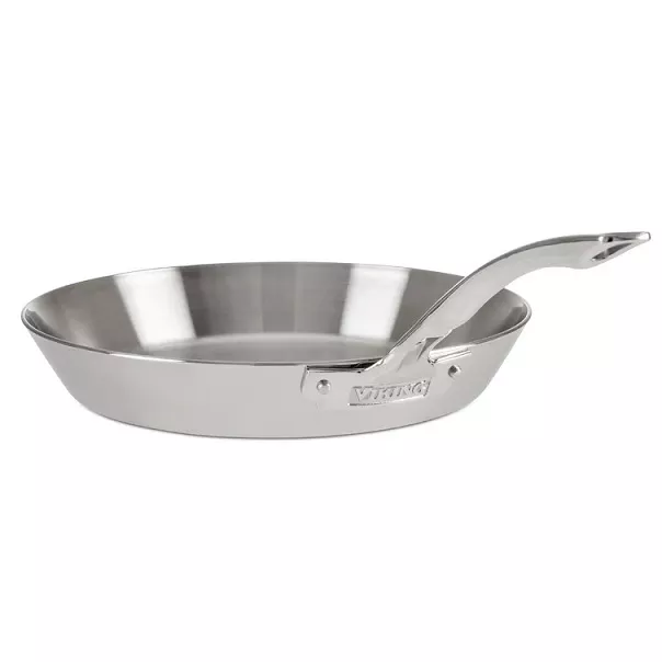 12″ Diameter Stainless Steel Frying Pan