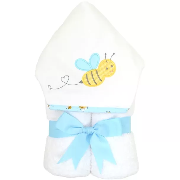 3 Marthas Bumble Bee Everykid Towel – Blue