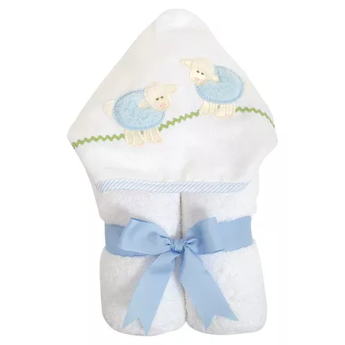 3 Marthas Lamb Everykid Towel – Blue