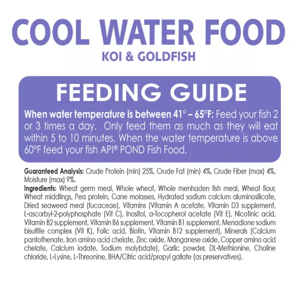 API Cool Water Pond Fish Food