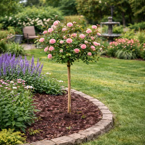 Apricot Drift Rose Tree Form