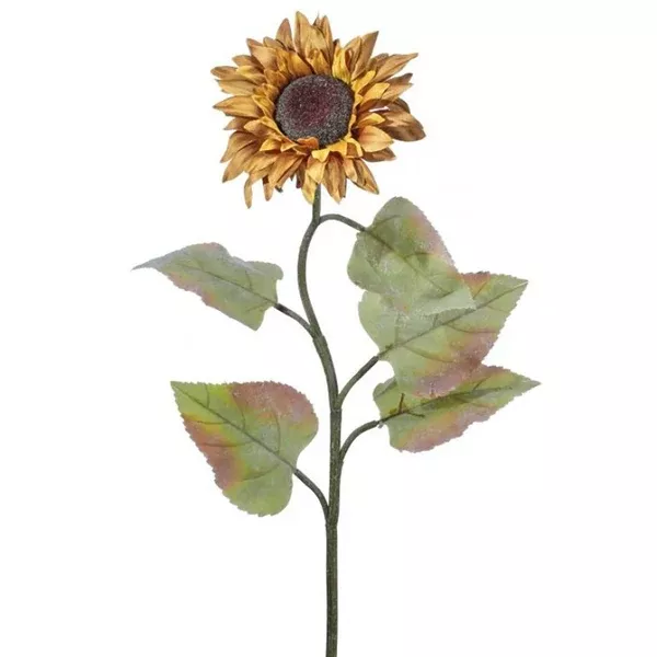 Autumn Sunflower Pick Orange 30" Everlasting