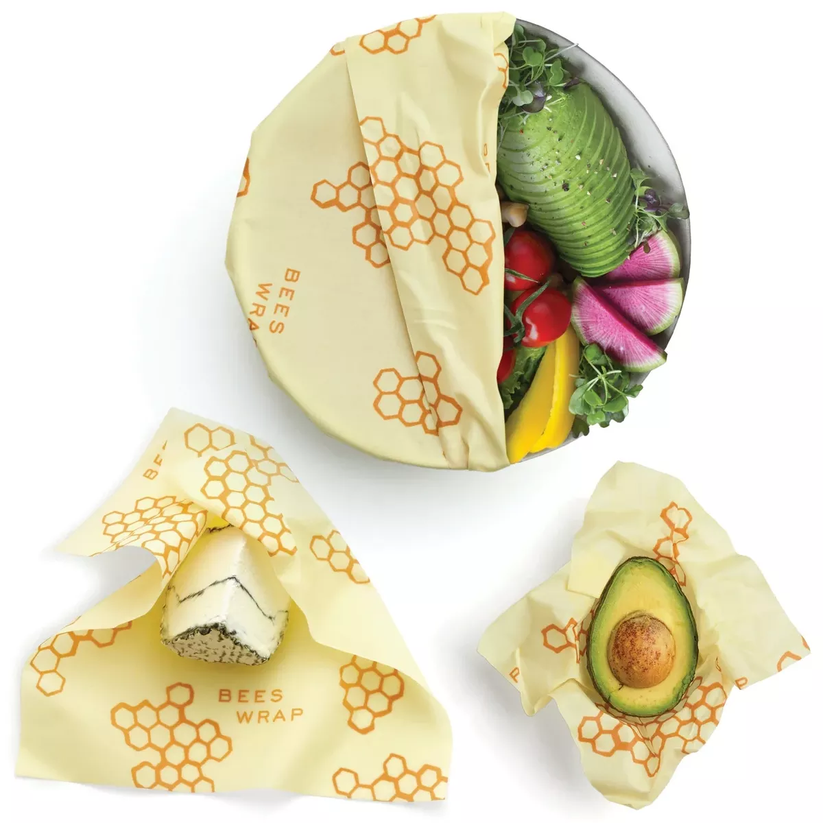 Bee’s Wrap Assorted 3 Pack – Honeycomb