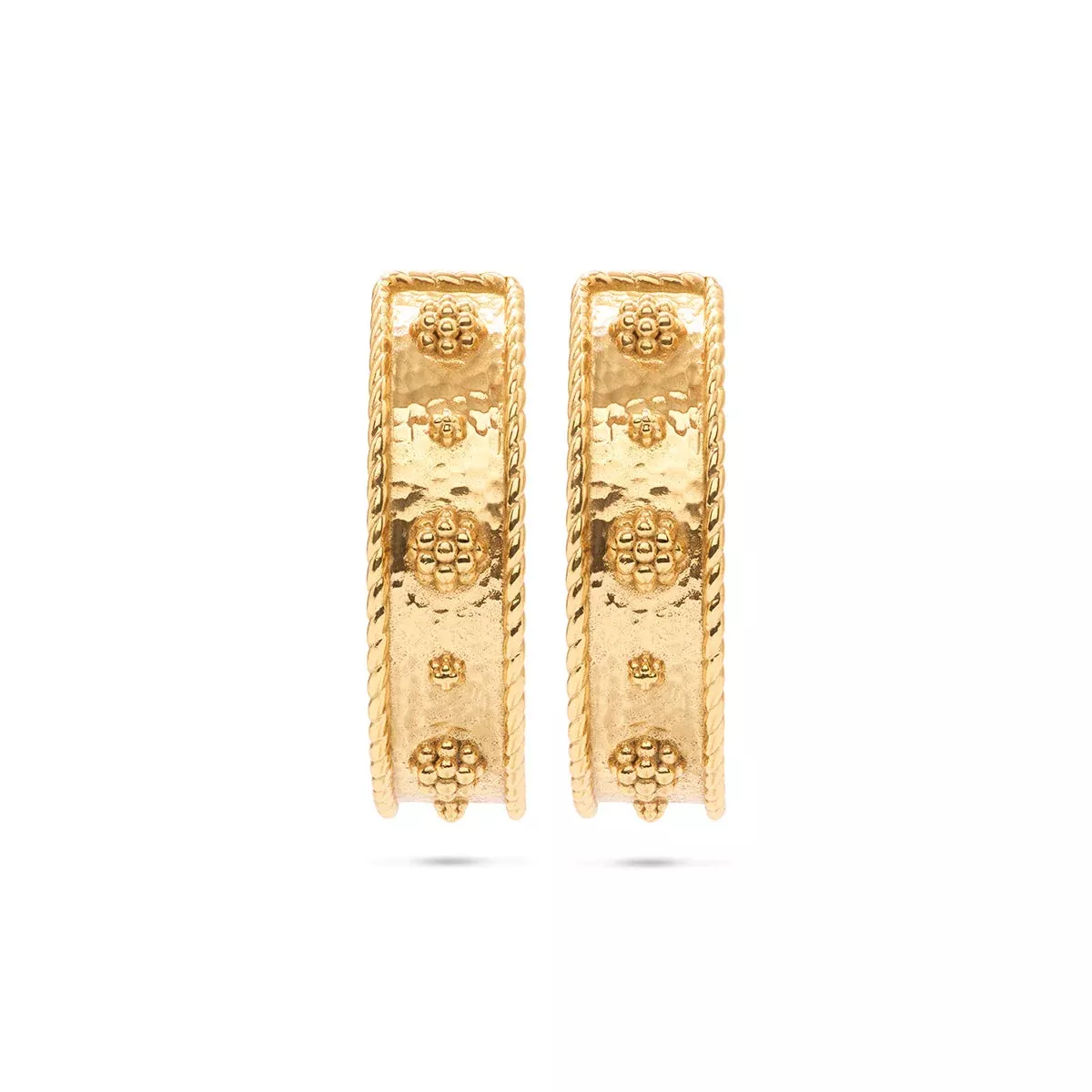 Berry Hoop Earrings – Gold