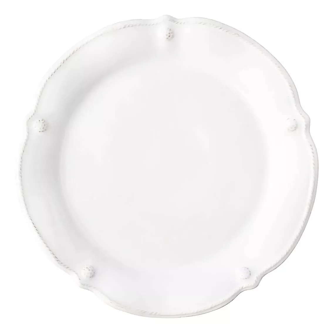 Berry & Thread Whitewash Flared Dinner Plate