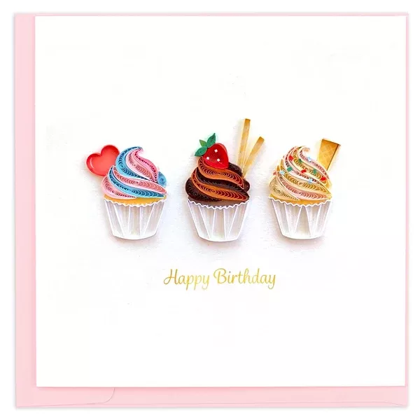Birthday Cake Trio Card