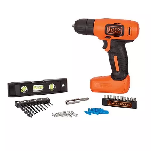 Black & Decker 8-Volt Cordless Drill Home Project Kit