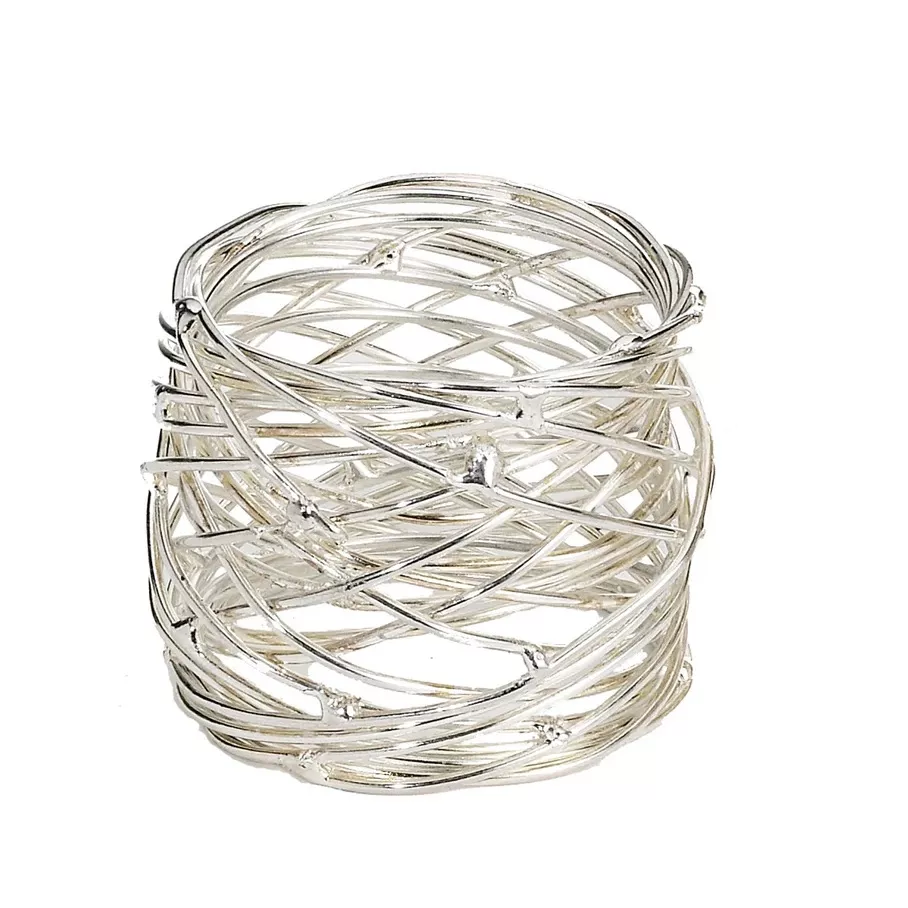 Bodrum Tara Napkin Ring – Nickel