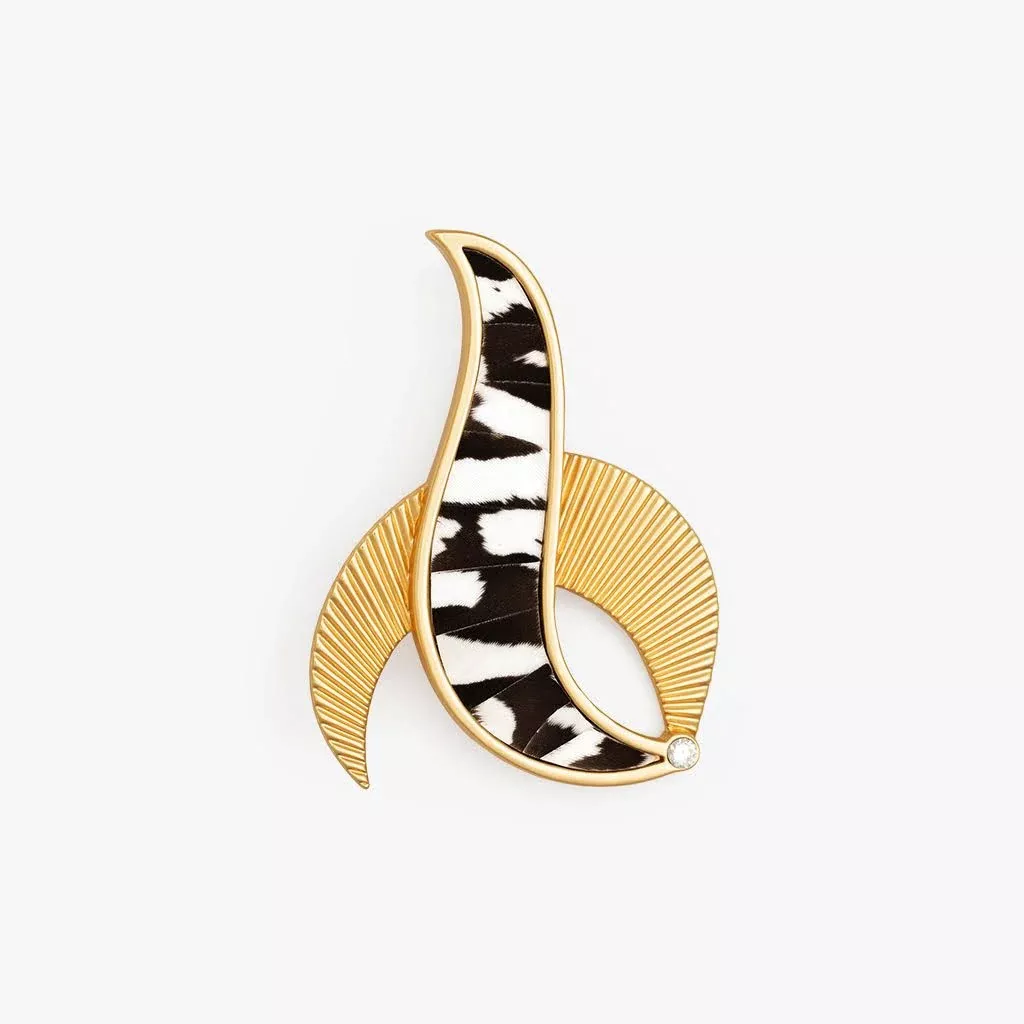Brackish Sandy Point Brooch