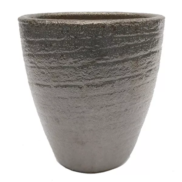 Bricko Collection Ceramic Pot Sandy Black