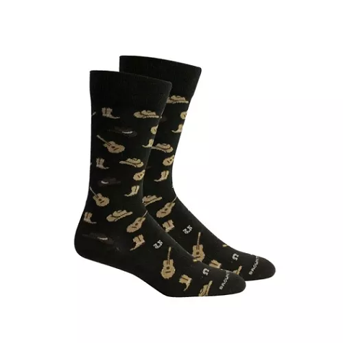 Brown Dog Deep Country Socks – Black