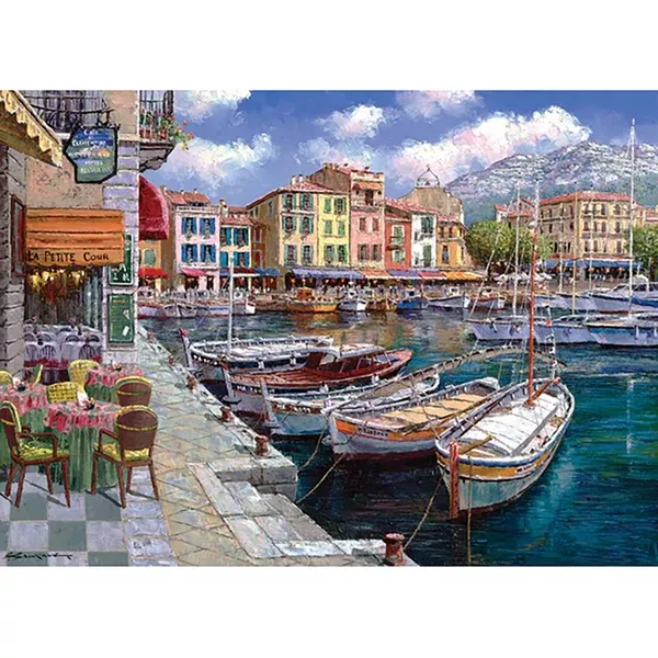 Café In Cassis 1000Pc Puzzle