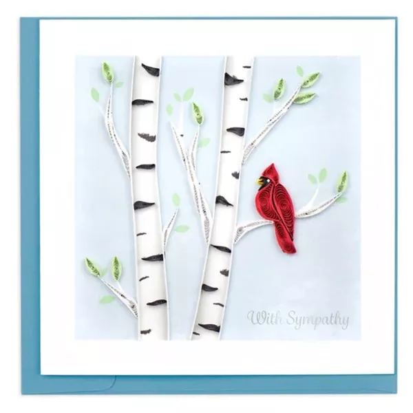 Cardinal Sympathy Card