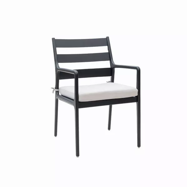 Cedar Dining Chair with Cushion Raven