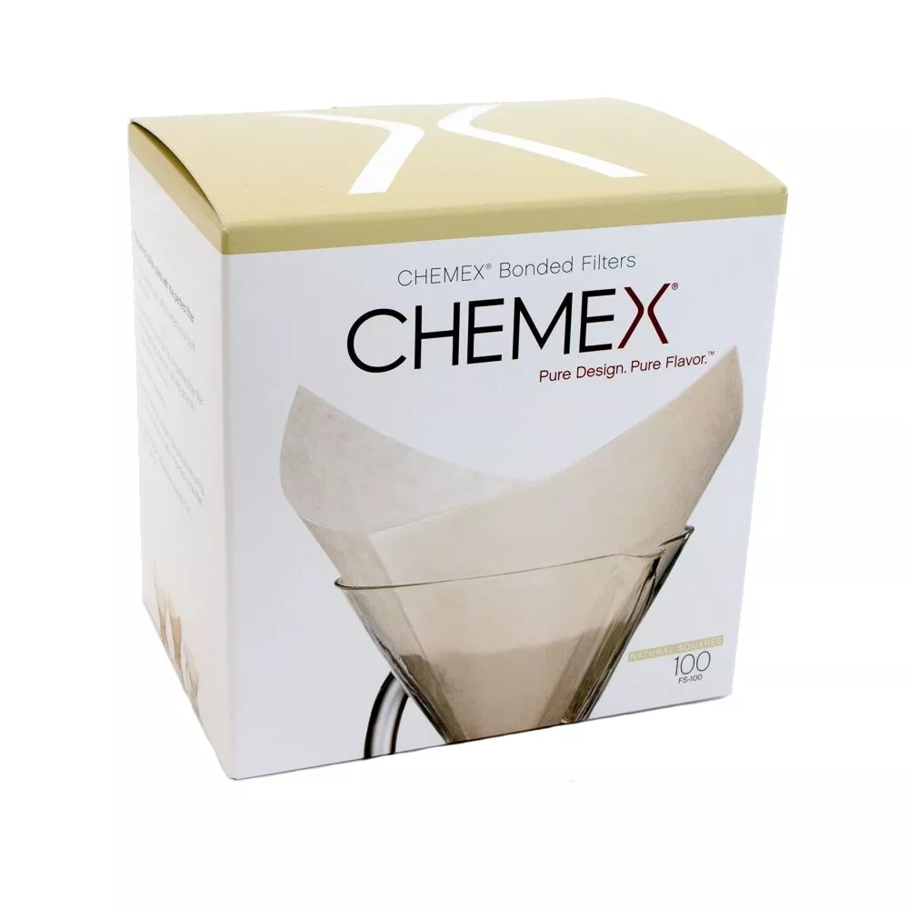 Chemex Bonded Filters – Pre-Folded Squares