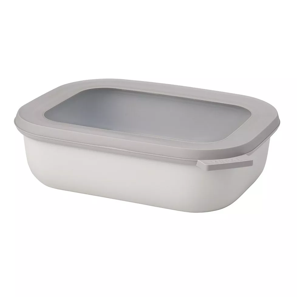 Cirqula Rectangular Multi Bowl 1000 ml / 34 oz – Nordic White