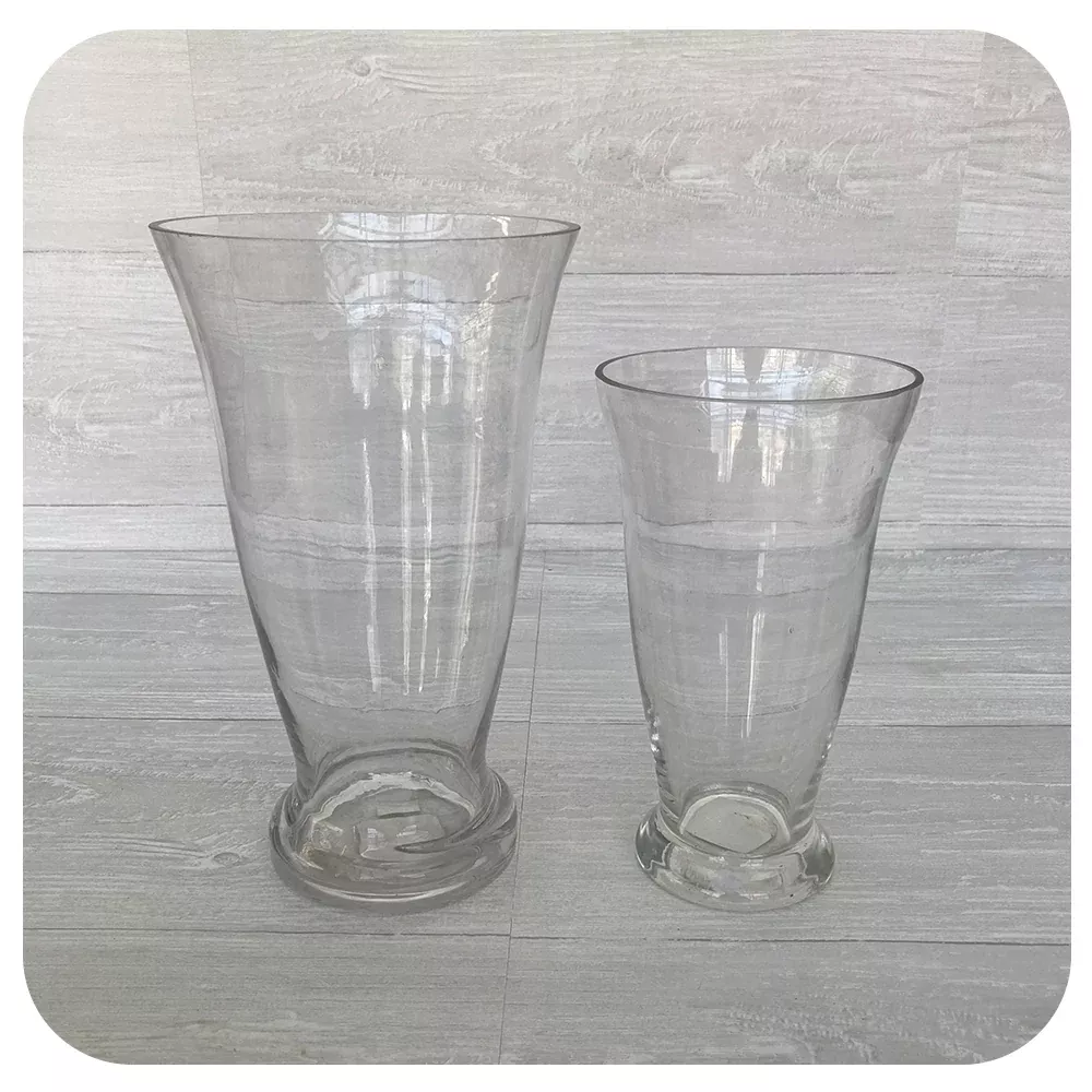 Clear Tulip Vase