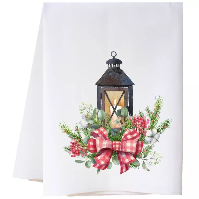 Cora & Pate Christmas Lantern Kitchen Towel