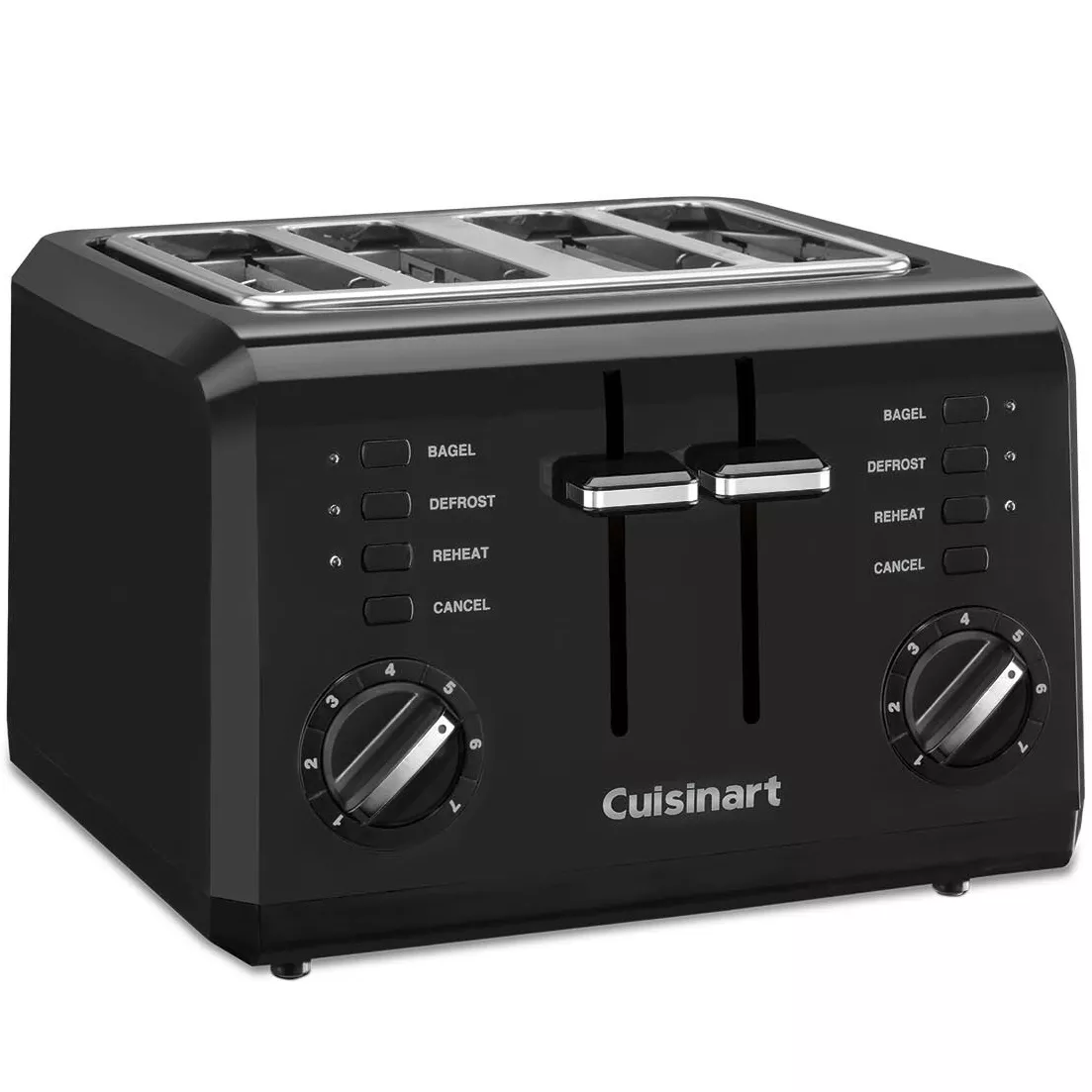 Cuisinart 4 Slice Compact Plastic Toaster – Black