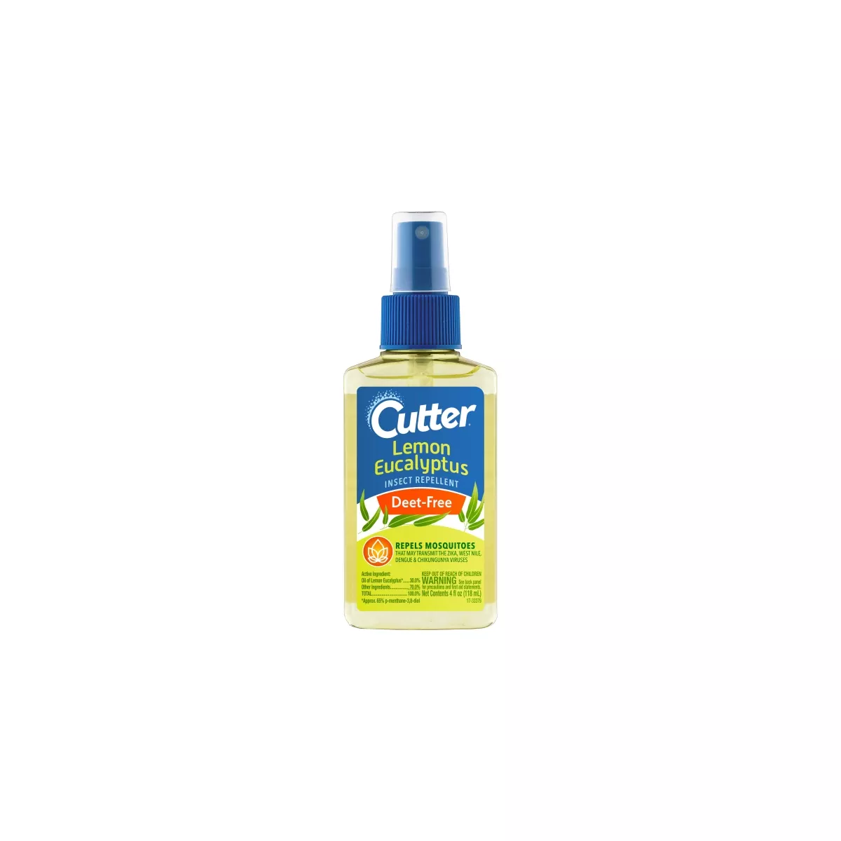 Cutter 4 fl oz Lemon Eucalyptus Insect Repellent