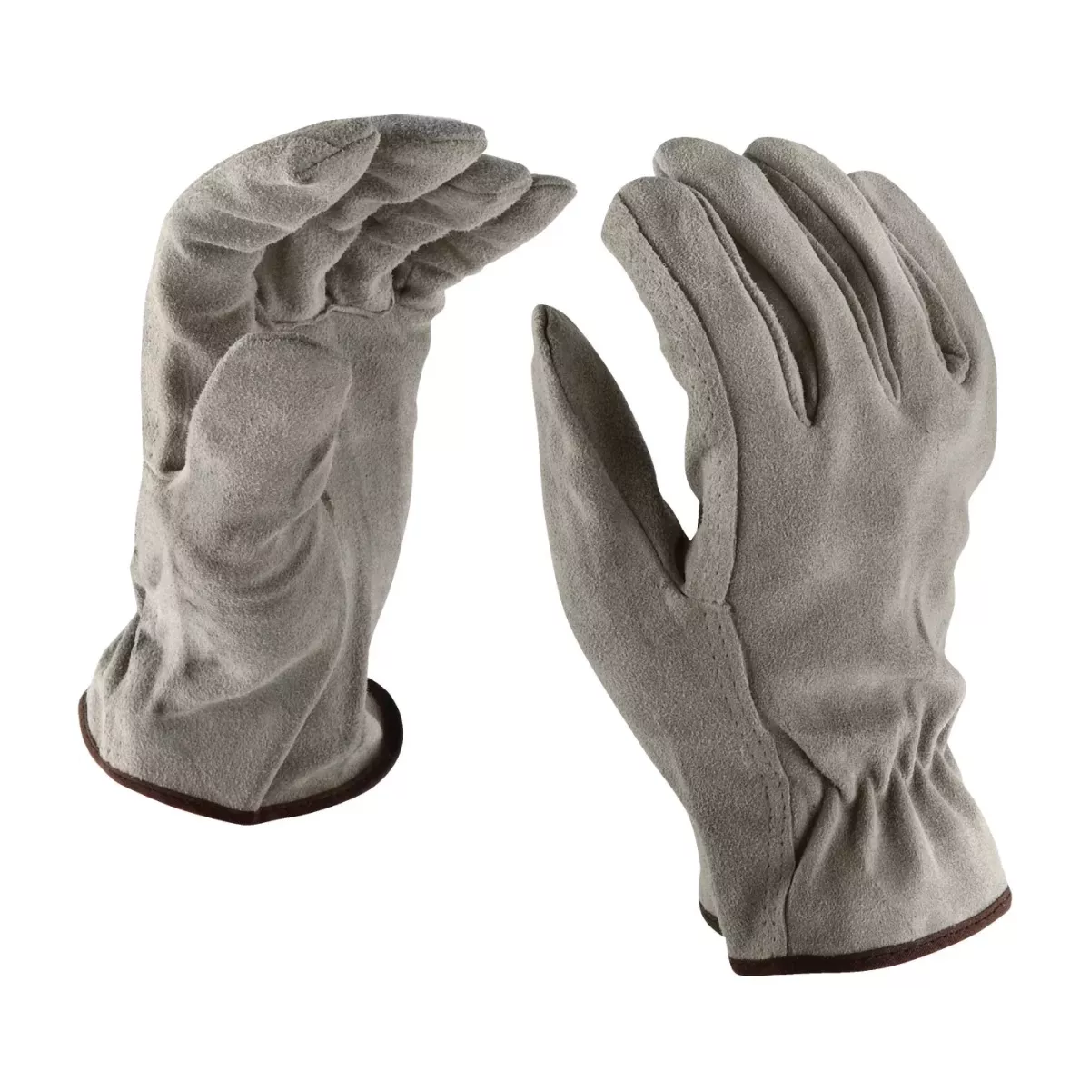 Do it Best Men’s Large Brushed Suede Leather Work Gloves