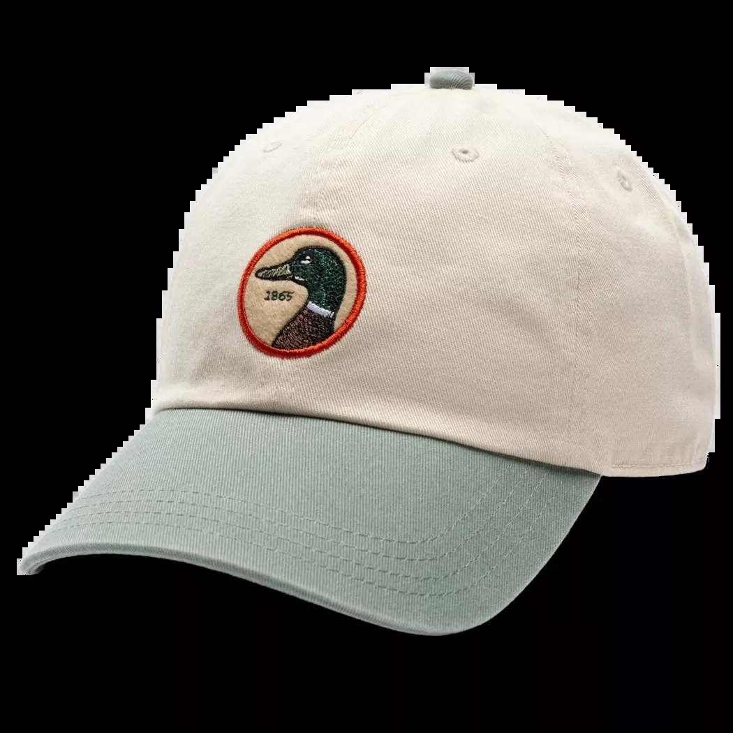 Duckhead Circle Patch Twill Hat – Cream