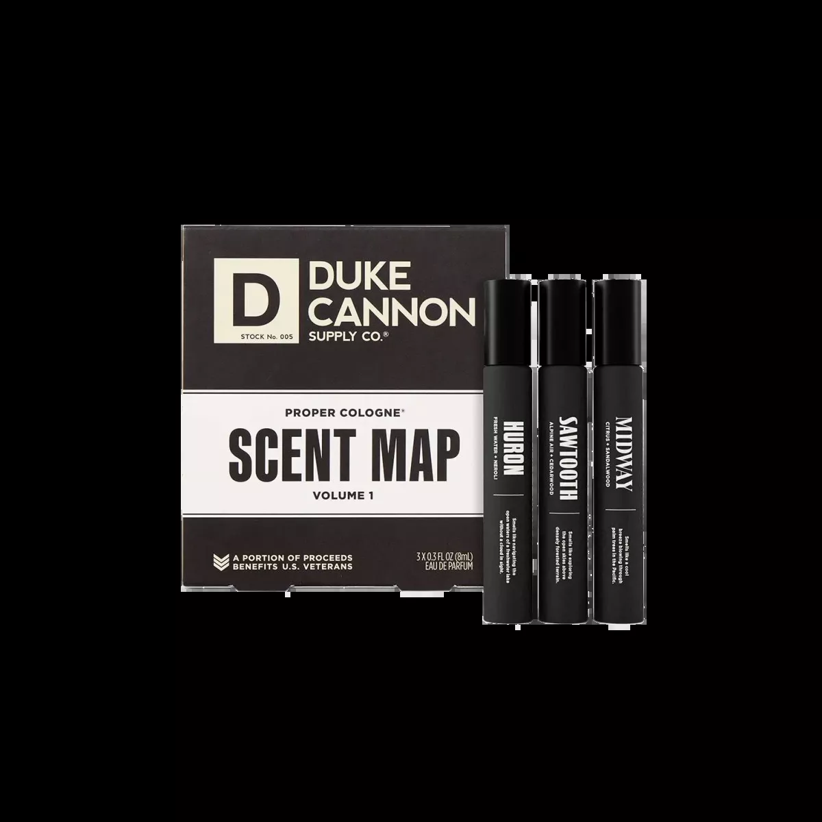 Duke Cannon Proper Cologne Scent Map Sampler