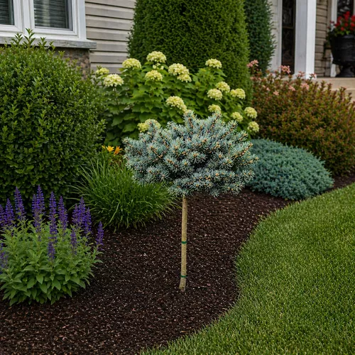Dwarf Globe Blue Spruce Tree Form