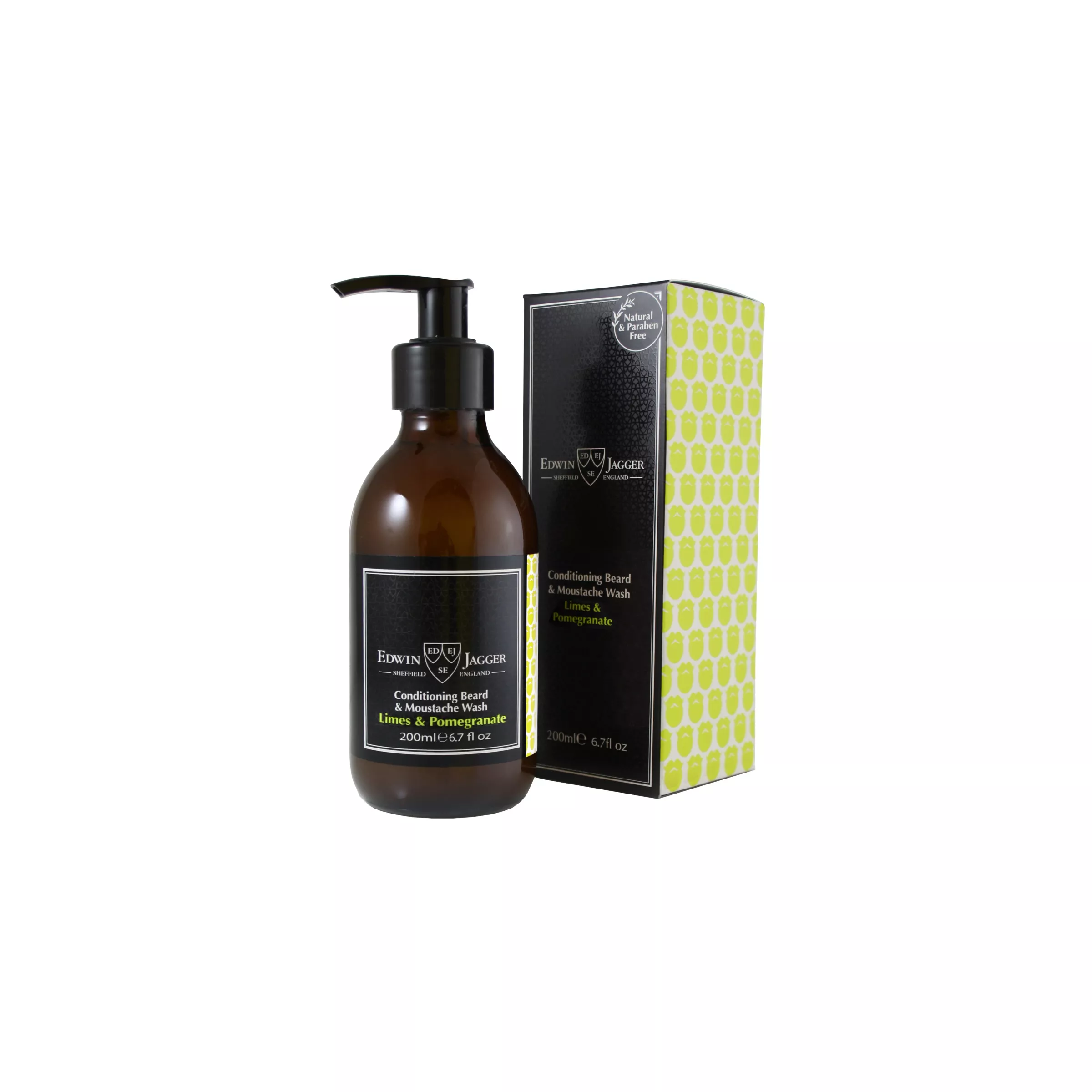 Edwin Jagger Beard & Mustache Wash – Limes and Pomegranate