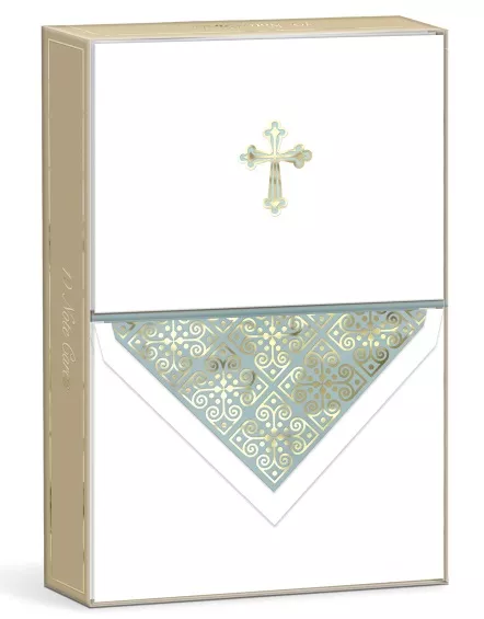 Elegant Cross Notecards