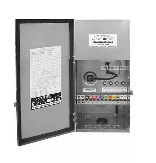 Encore Transformer, Multi-Tap, Stainless, 12-22v, 600w