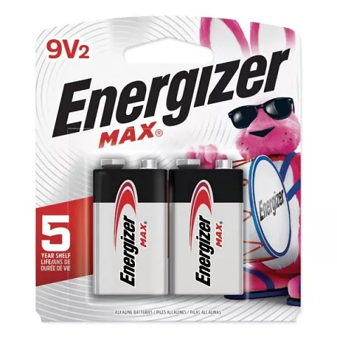 Energizer 9V Battery (2 Pack)