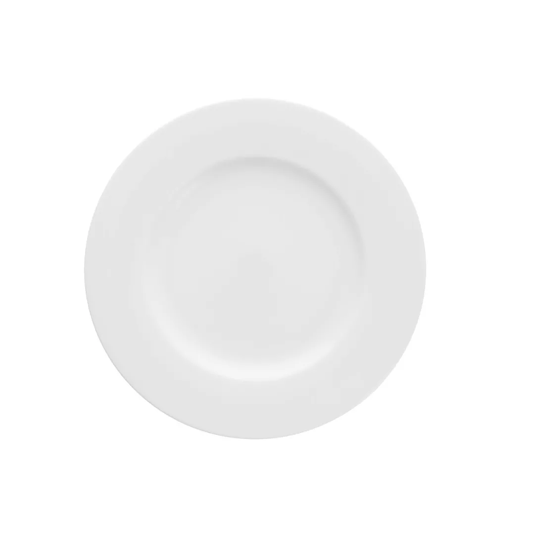 Esme White Non-Embossed Dinner Plate 10.75″