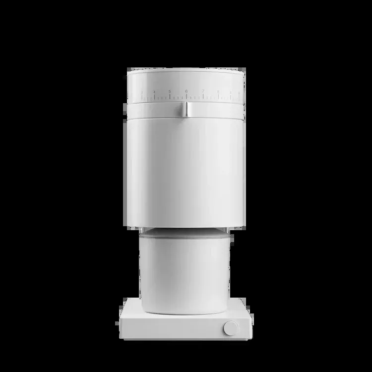Fellow Opus Conical Burr Coffee Grinder – Matte White