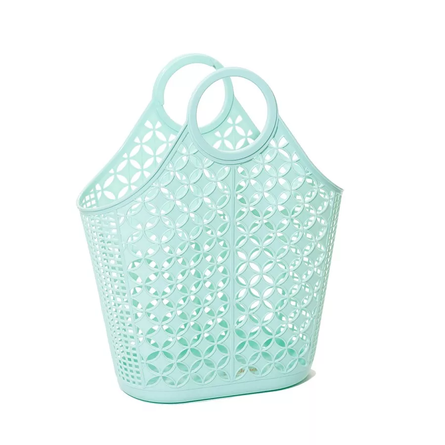Fiesta Shopper Tote – Mint
