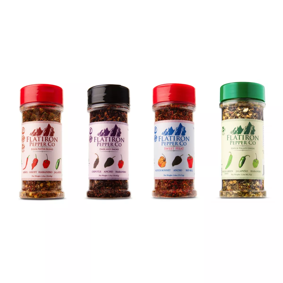 Flatiron Pepper Four Bottle Gift Set