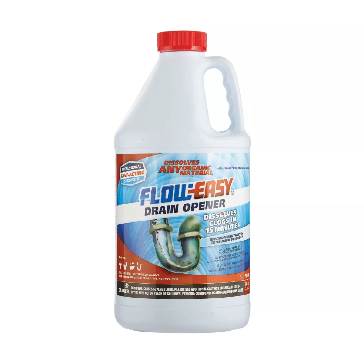 Flow-Easy 64oz Liquid Drain Opener