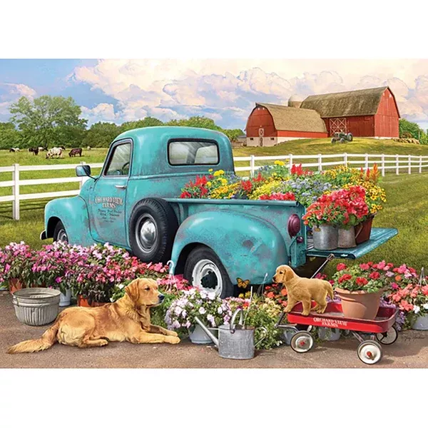 Flower Truck 1000Pc Puzzle