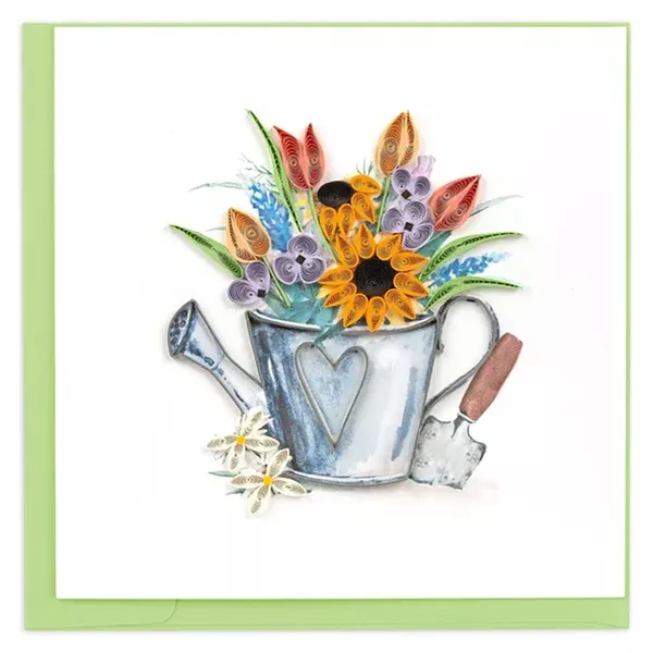 Garden Watering Can Card