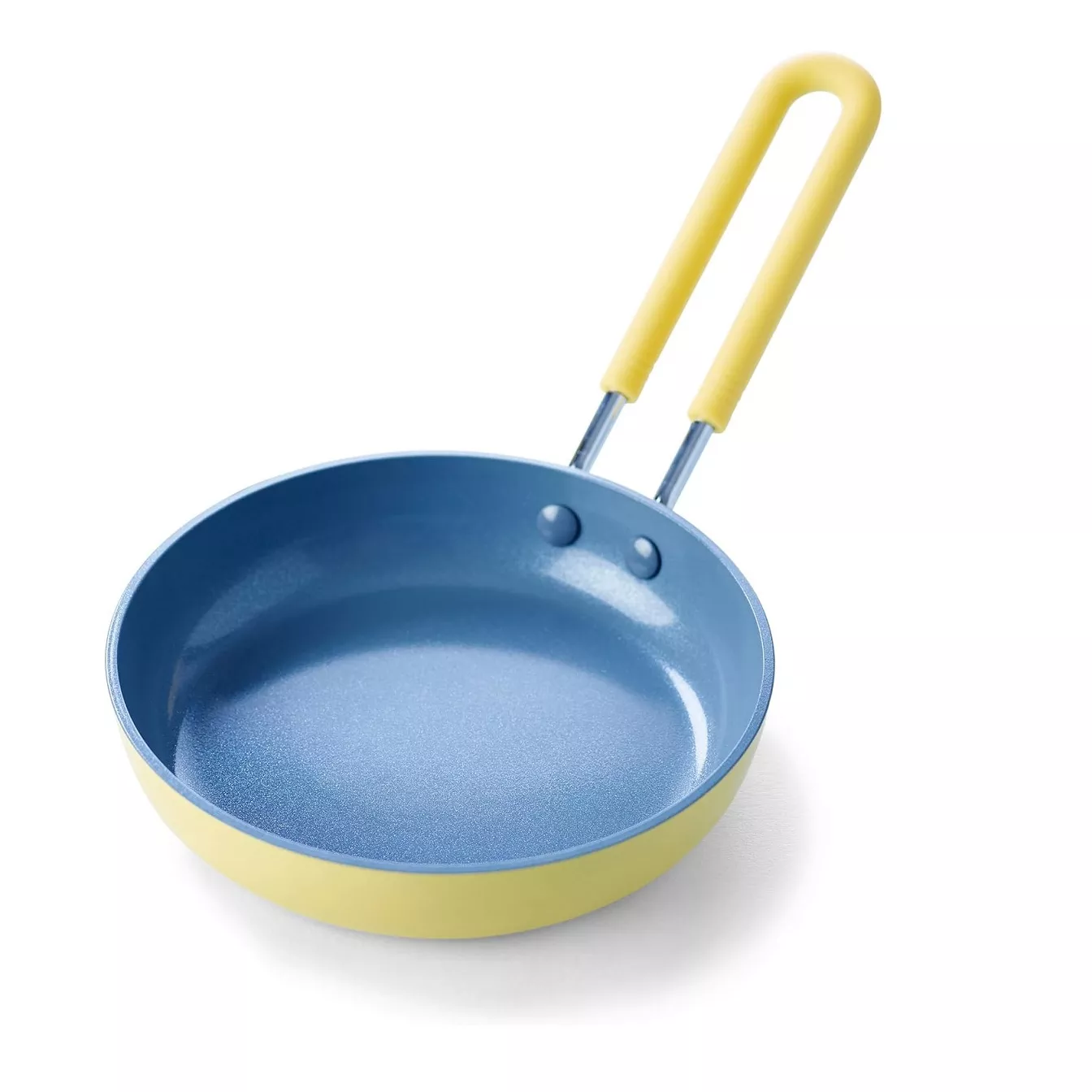 GreenPan Mini Ceramic Nonstick, 5″ Round Egg Pan – Yellow