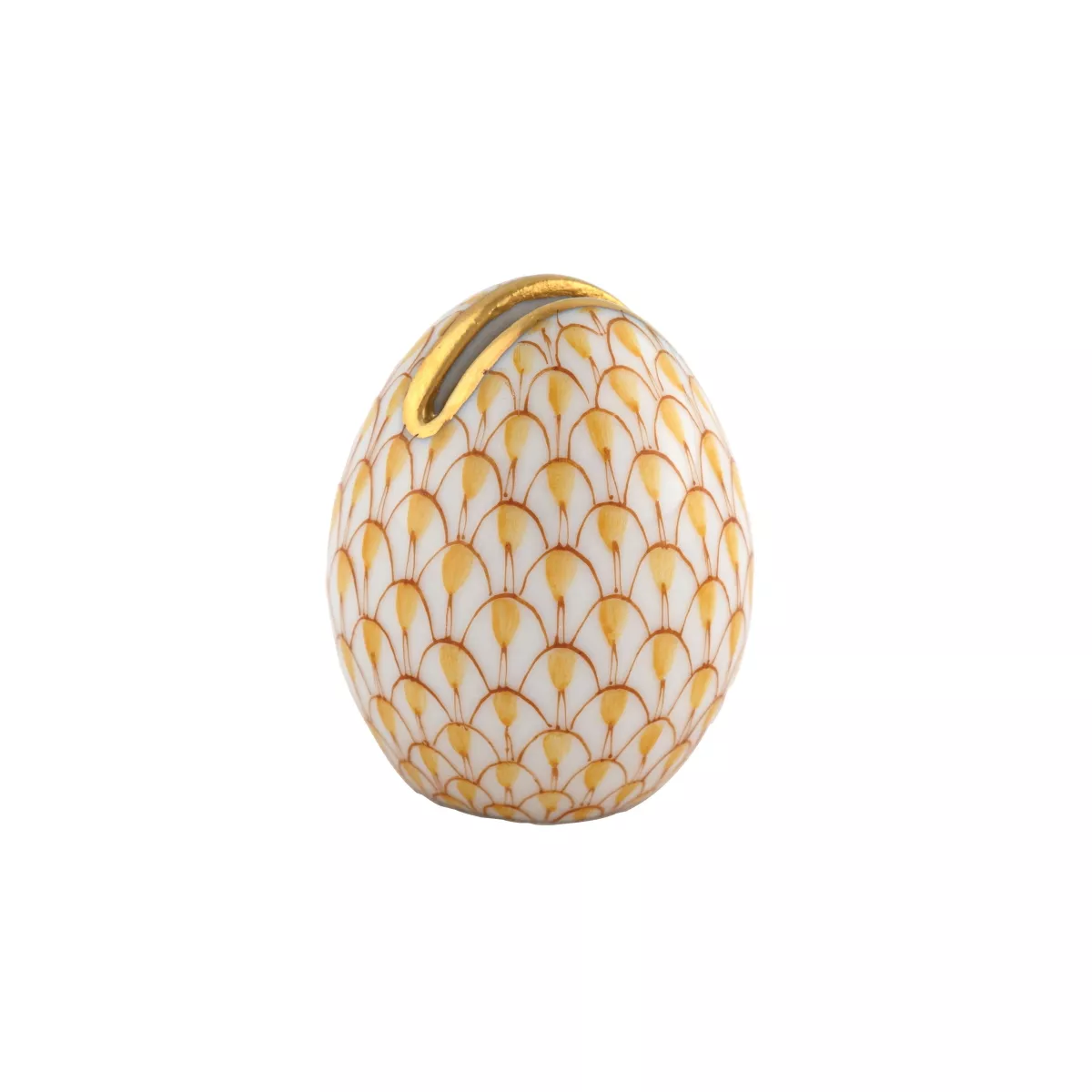 Herend Egg Place Card Holder – Butterscotch