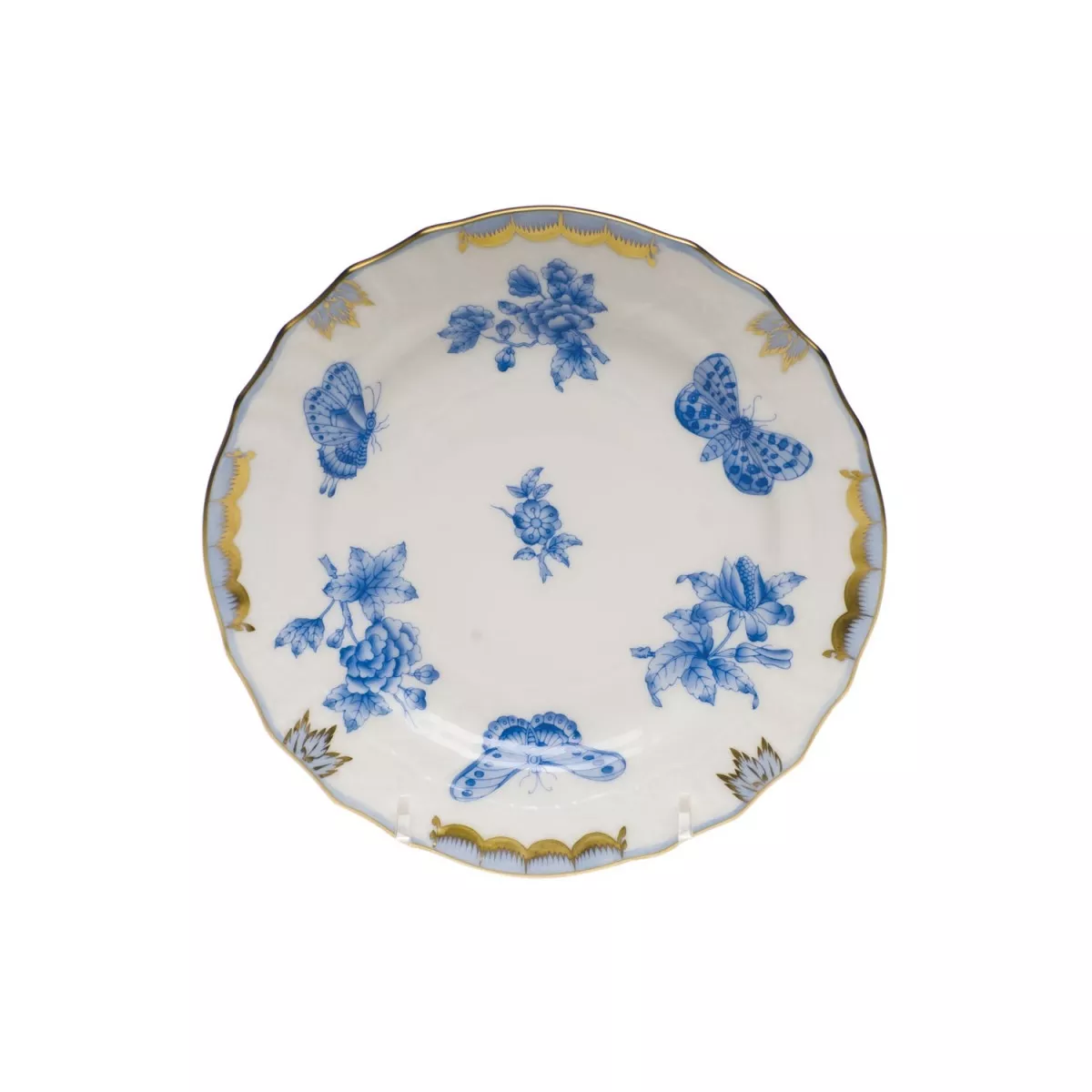 Herend Fortuna Blue Bread & Butter Plate