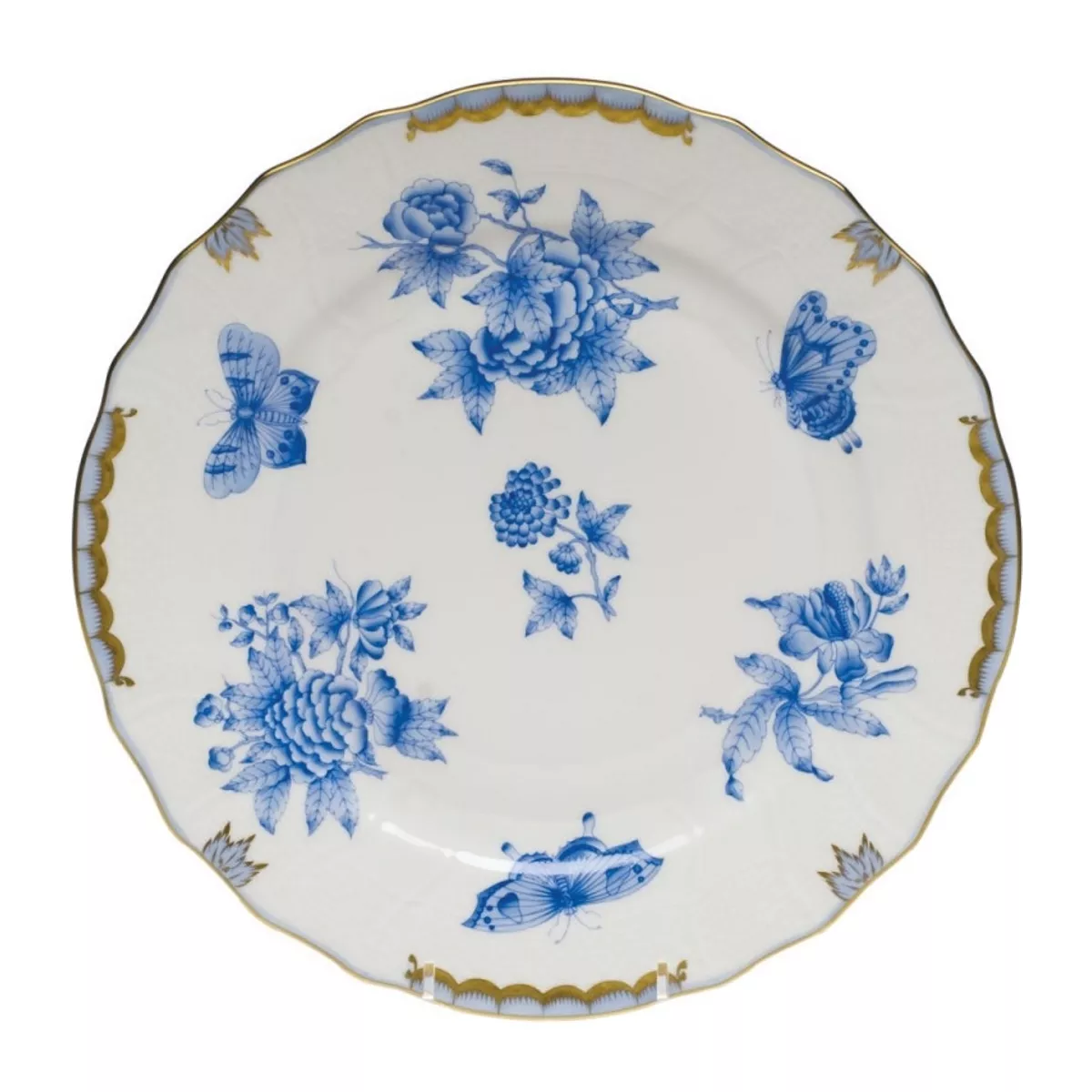 Herend Fortuna Blue Dinner Plate
