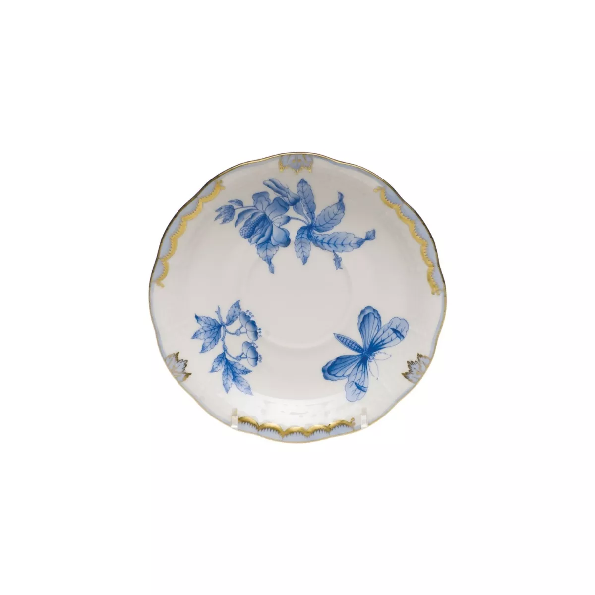 Herend Fortuna Blue Tea Saucer