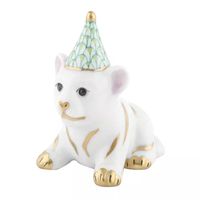 Herend Party Tiger Figurine – Keylime