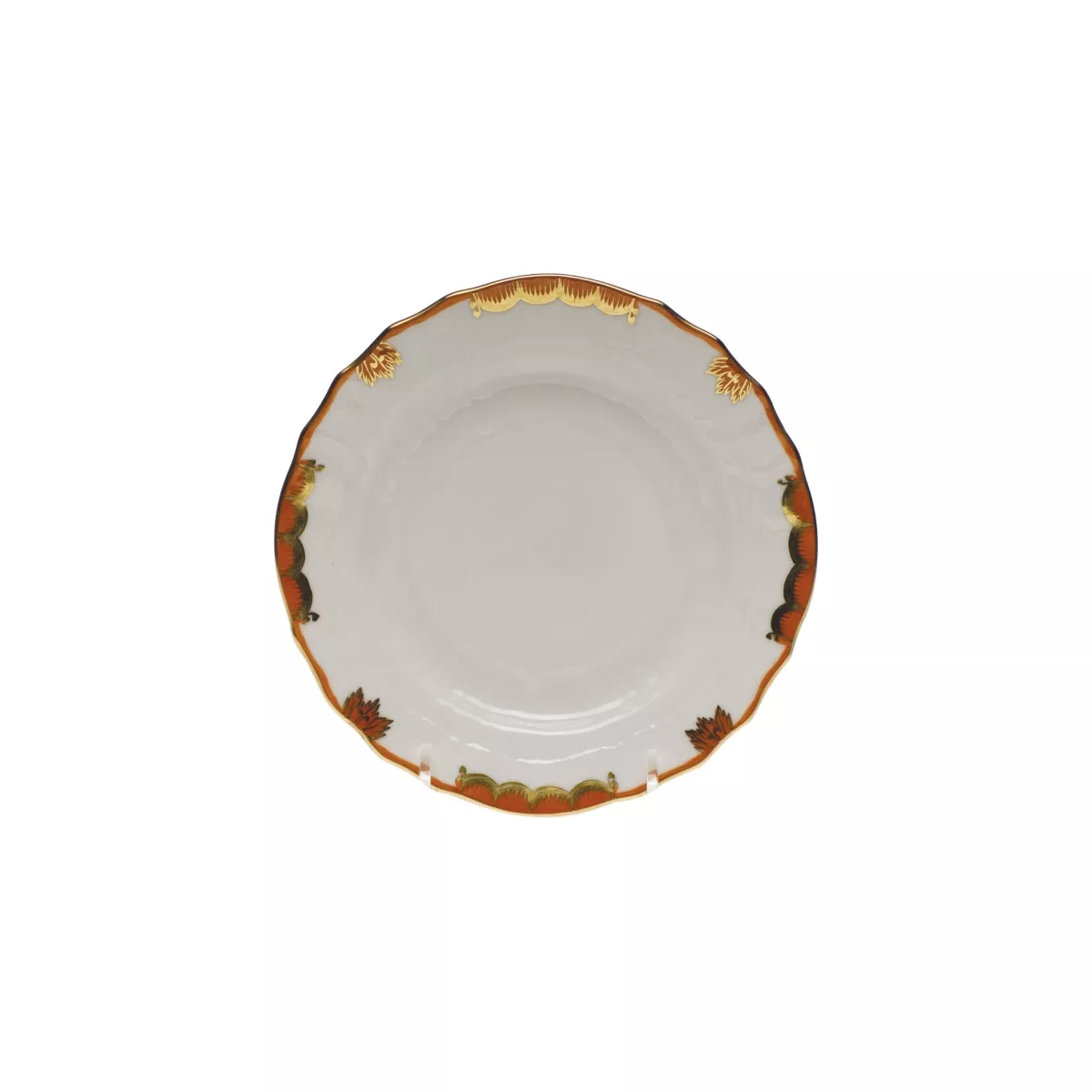 Herend Princess Victoria Rust Bread Plate