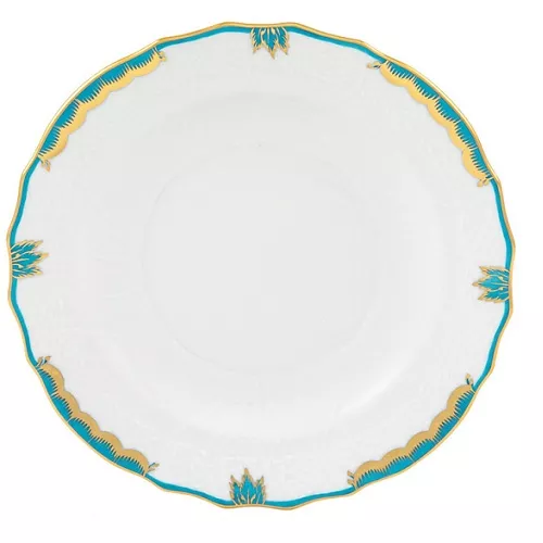 Herend Princess Victoria Turquoise Salad Plate