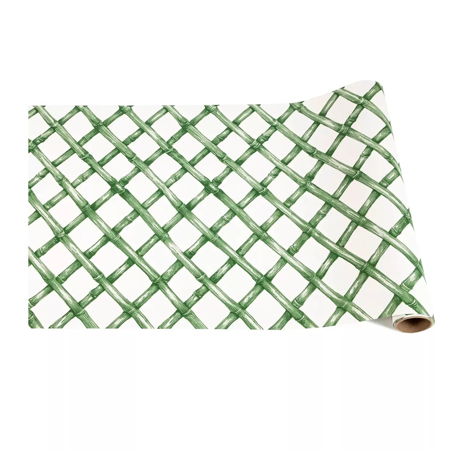 Hester & Cook Green Lattice Table Runner