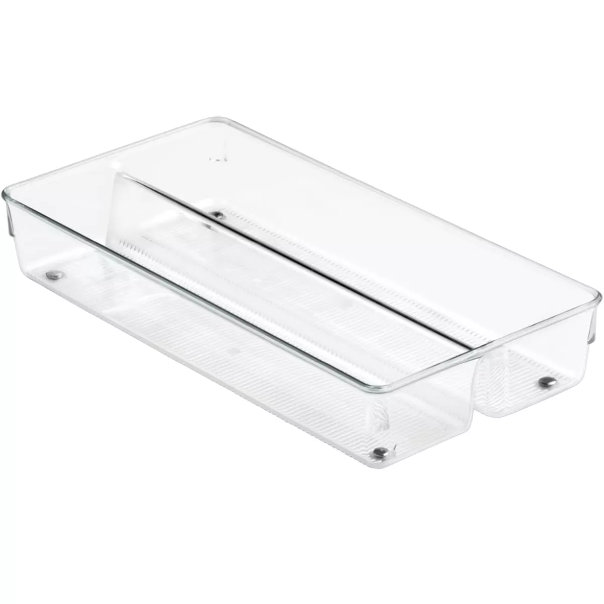 iDesign Linus Stackable Divided Drawer Organizer 6×12